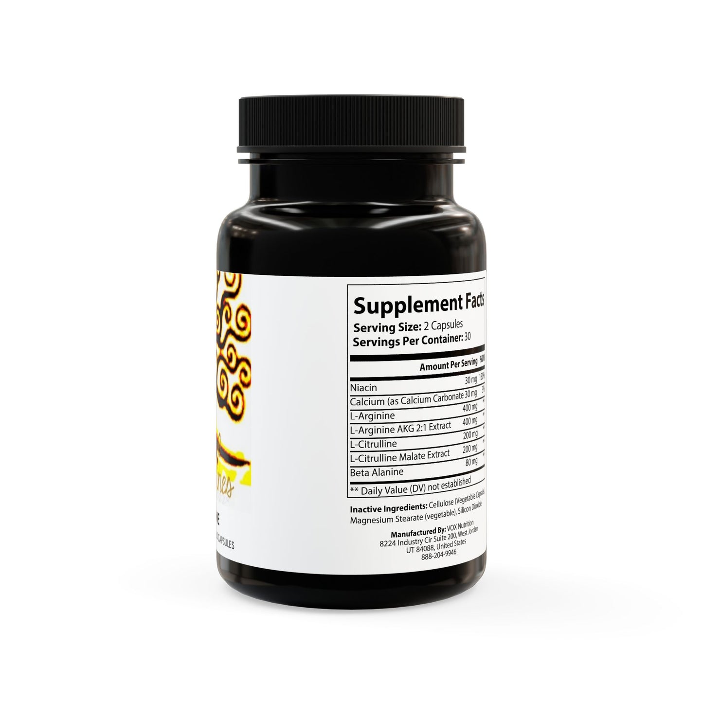 L-Arginine Supplement (60 Capsules)