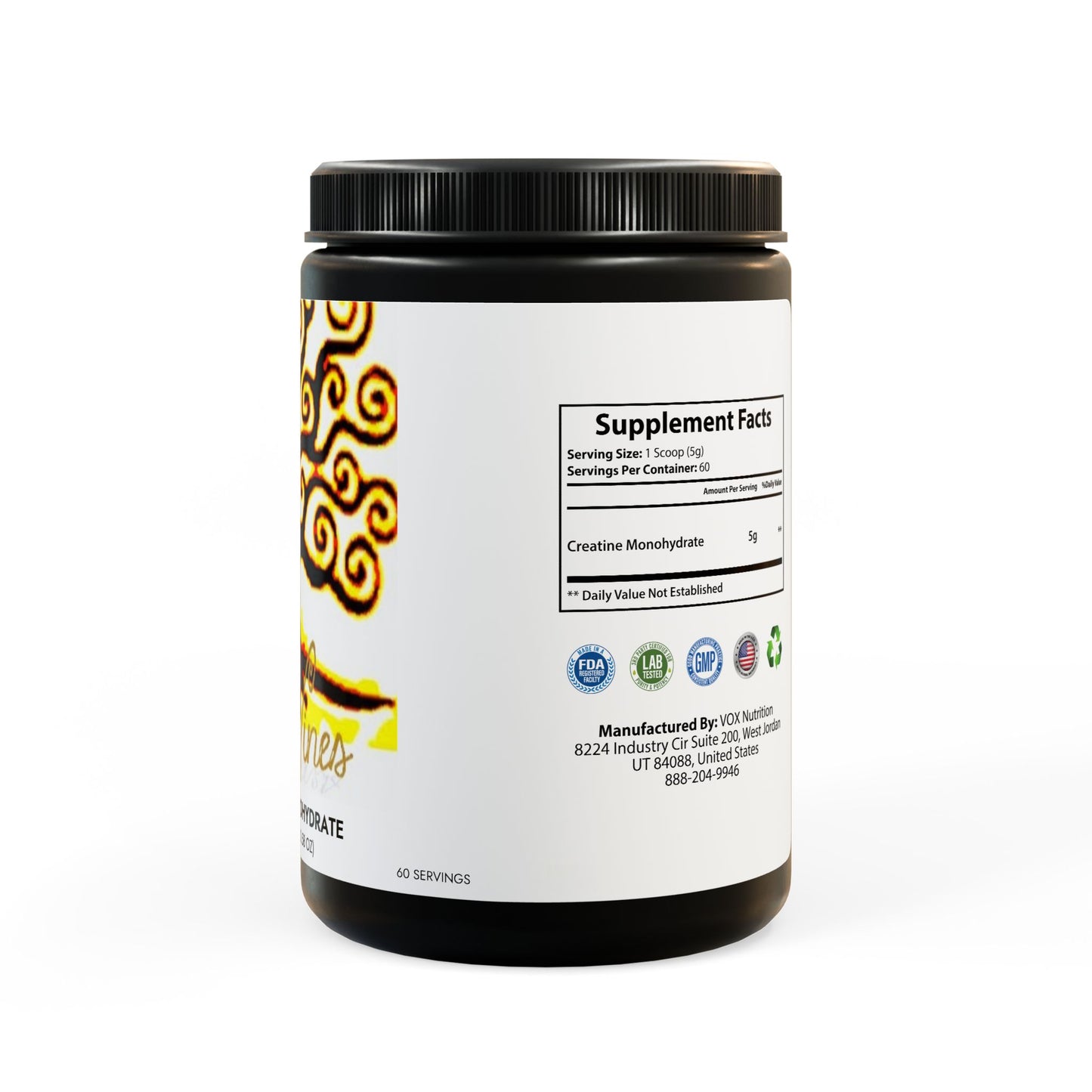 Creatine Monohydrate Supplement (300g, 10.58oz)